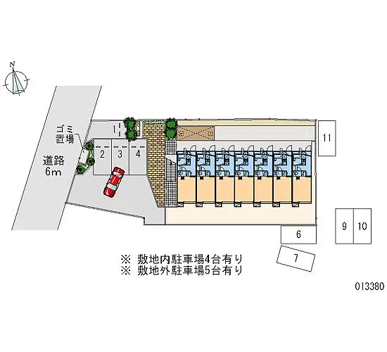 ★手数料０円★厚木市岡田４丁目　月極駐車場（LP）